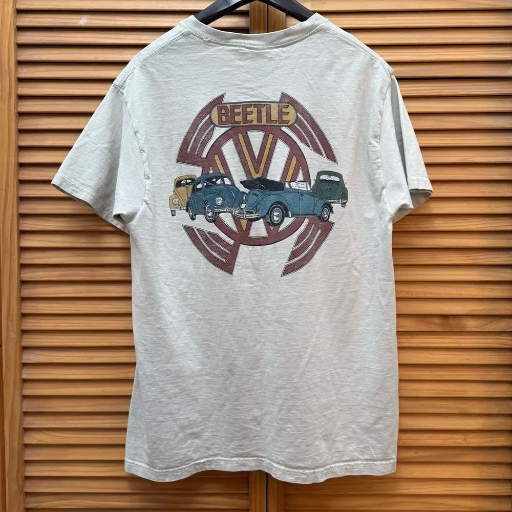 Vintage Beetle Car T-Shirt size large